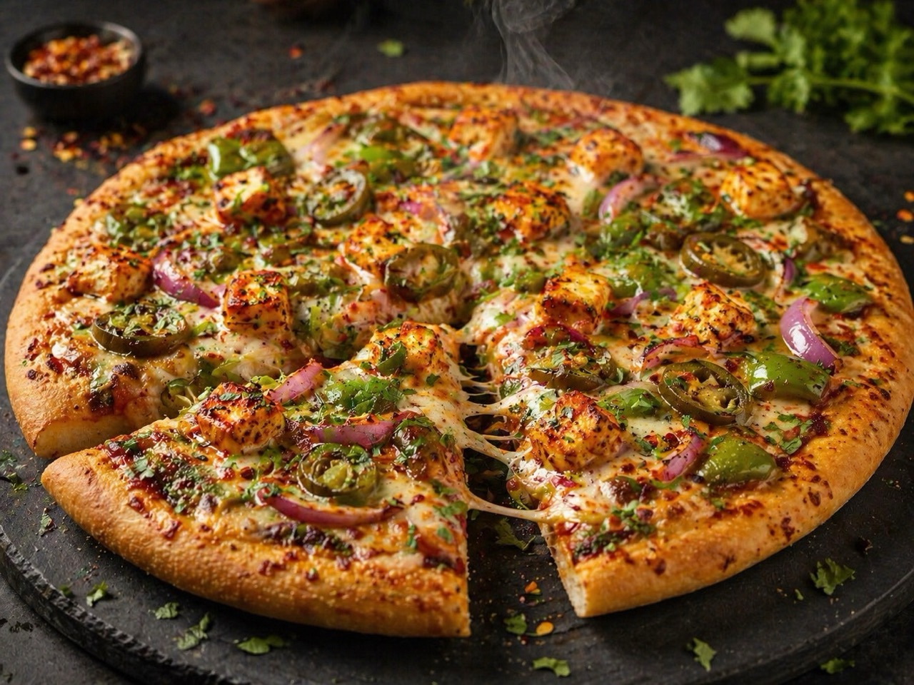 Paneer Tikka Pizza